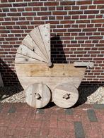 Te Huur! Geboortebord kinderwagen steigerhout, Kinderen en Baby's, Kraamcadeaus en Geboorteborden, Ophalen, Zo goed als nieuw