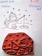 Kerst 636 EZ-mounted stempel, Ophalen of Verzenden, Gebruikt, EZ-mounted stempel