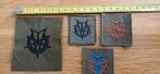 4 st MLV vaardigheidsembl., Verzamelen, Ophalen of Verzenden, Landmacht, Nederland, Embleem of Badge
