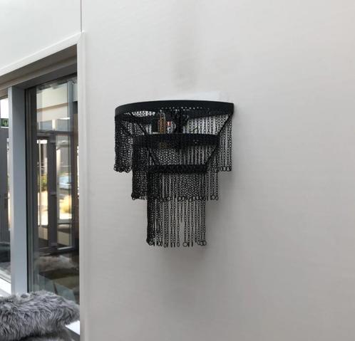 2 stuks Wandlamp Kettinkjes ketting Zwart landelijk sober, Huis en Inrichting, Lampen | Wandlampen, Nieuw, Metaal, Ophalen of Verzenden