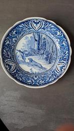 Delfts blauw bord 25cm, Antiek en Kunst, Ophalen of Verzenden