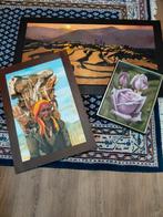 Drie schilderijen te koop aangeboden, Antiek en Kunst, Ophalen