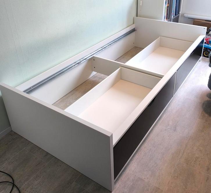IKEA Flaxa Bed met verstelbare lattenbodem IKEA Sultan Komet, Huis en Inrichting, Slaapkamer | Bedden, Gebruikt, Eenpersoons, 90 cm