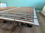 2 Swissflex lattenbodems type 505 90x200 + matrassen, Ophalen, Tweepersoons, 180 cm, 200 cm