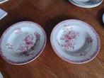 2 diepe borden sarreguemines FONTAGES, Antiek en Kunst, Antiek | Servies los, Ophalen of Verzenden