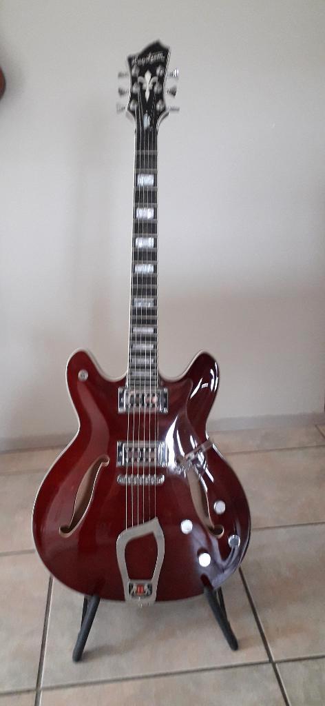 HAGSTROM VIKING custom, Muziek en Instrumenten, Snaarinstrumenten | Gitaren | Elektrisch, Zo goed als nieuw, Semi-solid body, Overige merken