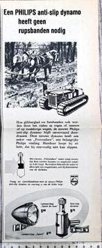 Fiets 1967: adv. Philips voor fietslamp en anti-slip dynamo, Verzenden, 1960 tot 1980, Gebruikt, Overige onderwerpen