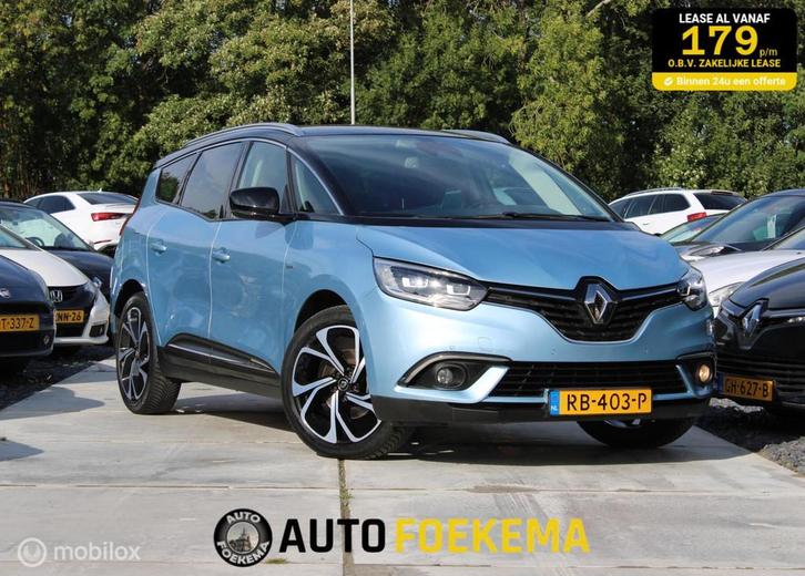 Renault Grand Scénic 1.2 TCe Bose 20" LED HALF LEDER CAMERA, Auto's, Renault, Particulier, Te koop, Grand Scenic, ABS, Achteruitrijcamera