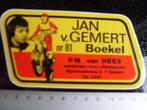 sticker jan van gemert boekel nr81 motorcross motocross, Verzamelen, Stickers, Sport, Ophalen of Verzenden, Zo goed als nieuw