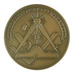 PENNING 1986 Onbekend : Loge Concordia Paramaribo, Verzenden, Brons, Nederland