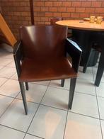 Arco cognac zadelleer eetkamerstoelen by Arnold Merckx, Ophalen, Gebruikt, Arco bij Arnold Merckx, 4 tot 6 stoelen