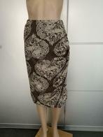 G85 NIEUW: Susskind: mt. S=36 rekbare rok beige/bruin, Bruin, Nieuw, Ophalen of Verzenden, Susskind