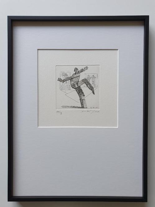 Bouke Ylstra - ets, Antiek en Kunst, Kunst | Etsen en Gravures, Ophalen of Verzenden