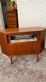 Vintage jaren 50/60 Philips radiomeubel met pick-up, Ophalen, Gebruikt, Overige merken