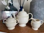 NIEUW - Wedgwood Edme theepot, suikerpot en melkkannetje set, Overige typen, Nieuw, Ophalen of Verzenden, Wedgwood