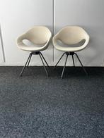 2 Tonon Moon Draaibare Stoelen, Huis en Inrichting, Ophalen, Gebruikt, Metaal, Grijs