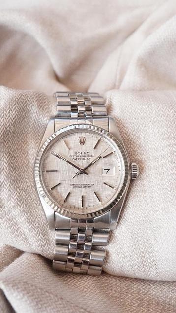 Rolex Datejust 16014 linen dial  beschikbaar voor biedingen