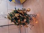 2 x Kerstboom hoogte 54 cm met verlichting kerstballen, Diversen, Kerst, Ophalen, Zo goed als nieuw