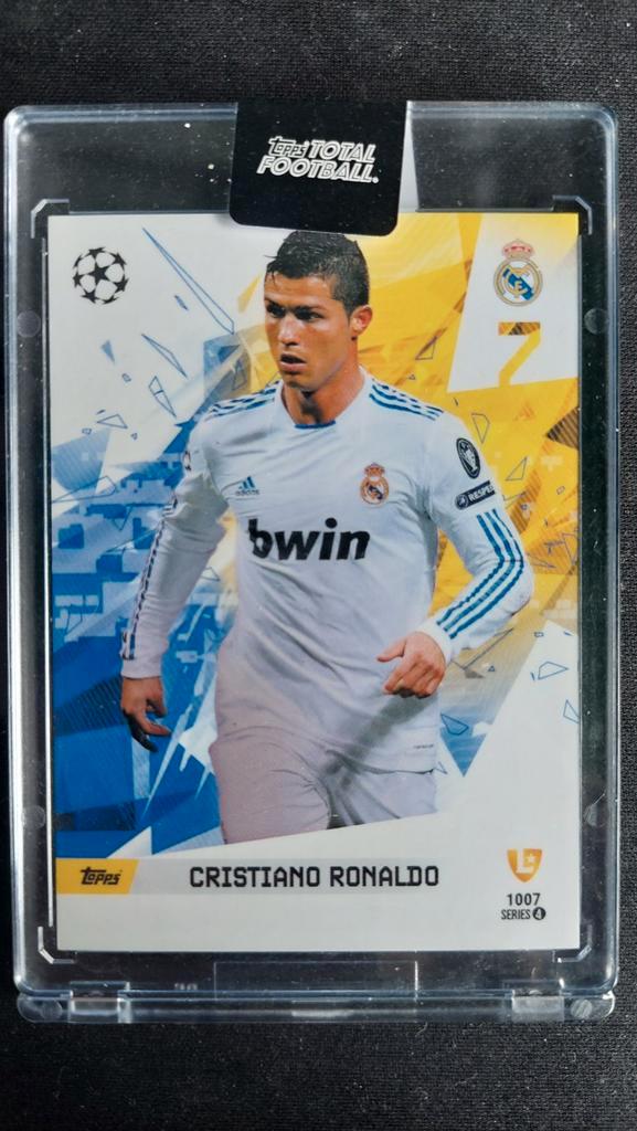 Cristiano Ronaldo Topps Total Football, Hobby en Vrije tijd, Stickers en Plaatjes, Zo goed als nieuw, Plaatje, Ophalen of Verzenden