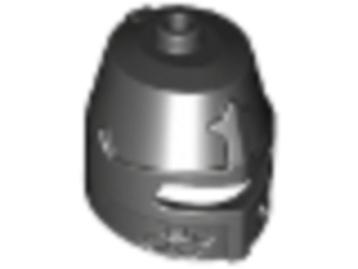 Lego Castle Helmen 2x Ridder Helm Zwart 89520 (Eye Slit)  beschikbaar voor biedingen