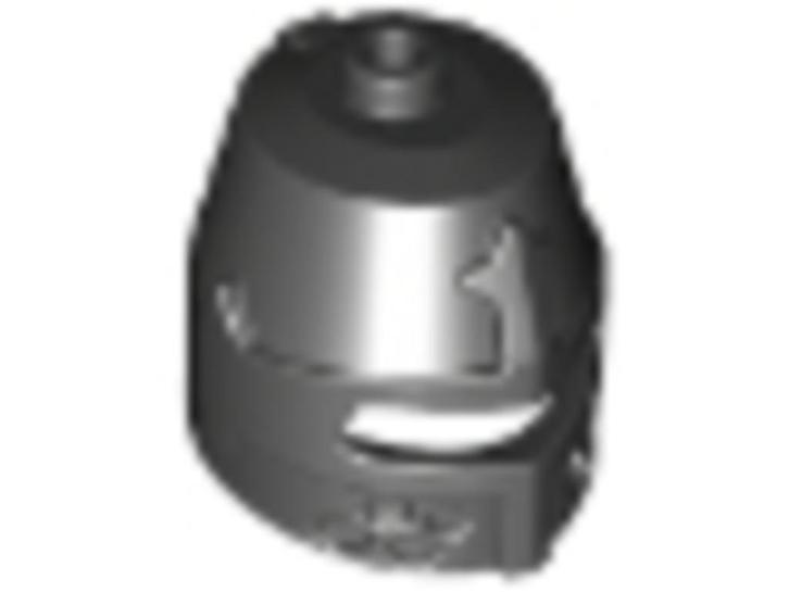 Lego Castle Helmen 2x Ridder Helm Zwart 89520 (Eye Slit), Kinderen en Baby's, Speelgoed | Duplo en Lego, Nieuw, Lego, Losse stenen