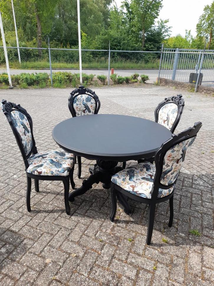 Barok eethoek compleet of los te koop, Antiek en Kunst, Antiek | Meubels | Stoelen en Banken, Ophalen