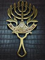 Bronzen onderzetter, Jeruzalem, Israël, 1960, Ophalen of Verzenden