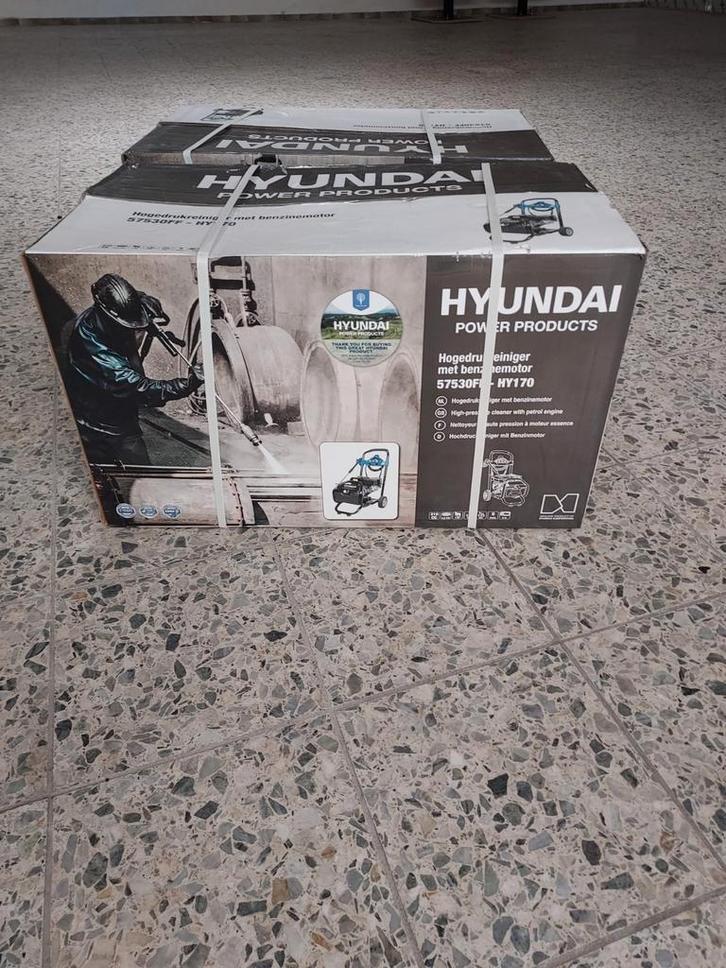 Hyundai HY170 hogedrukreiniger, Tuin en Terras, Hogedrukreinigers, Nieuw, Benzine, Ophalen