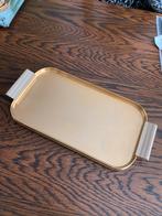 Gouden Dienblad Grosvenor - Vintage, Ophalen, Gebruikt, Rechthoekig, Metaal