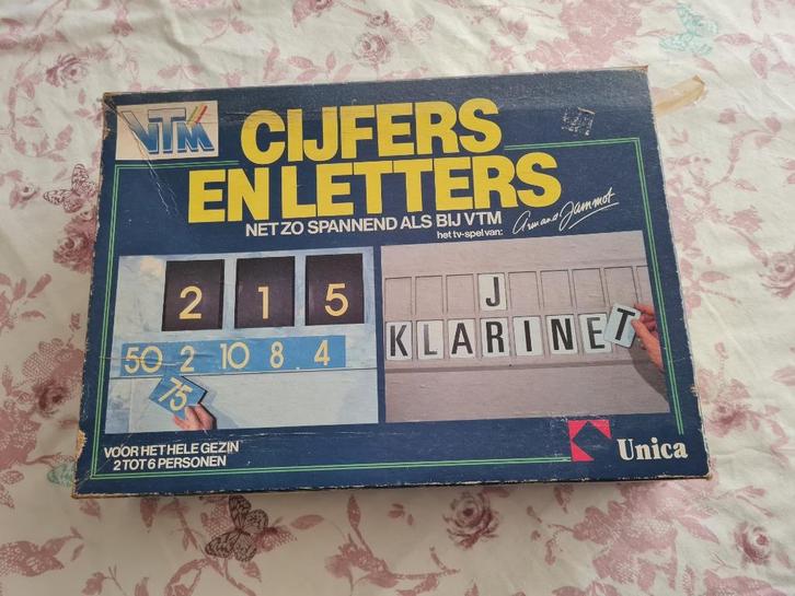 spel Cijfers en Letters, Hobby en Vrije tijd, Gezelschapsspellen | Kaartspellen, Gebruikt, Ophalen