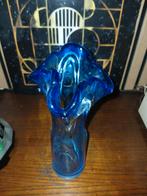 Murano vaas blauw, Antiek en Kunst, Ophalen of Verzenden