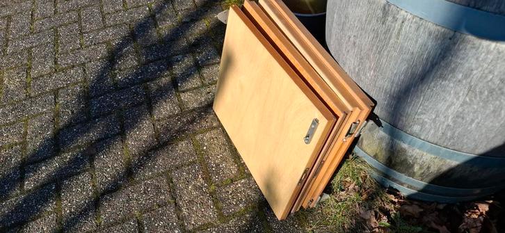 Lundia kastdeurtjes: 4, Huis en Inrichting, Kasten | Stellingkasten, Gebruikt, Ophalen