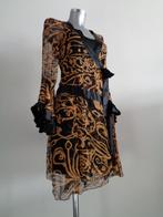 Diane von Furstenberg exclusieve zijden jurk 34/36 origineel, Overige kleuren, Verzenden, Zo goed als nieuw, Knielengte