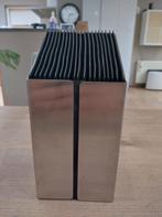 Q-linair RVS Messenblok - Gebruikt, Ophalen of Verzenden, Gebruikt