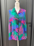 ZGAN! Vintage Edgar Vos 100% zijde blouse mt 40 - 42, Edgar Vos, Ophalen of Verzenden, Zo goed als nieuw, Maat 38/40 (M)