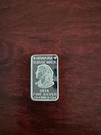 0.999 zilverbaar 0,5 ounce Gravura Suisse 2014, Ophalen of Verzenden, Zilver