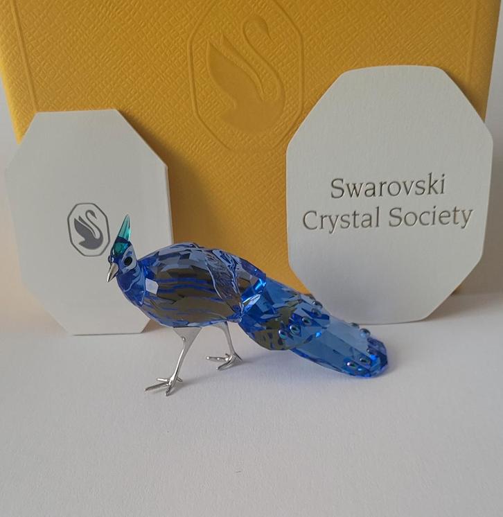 Swarovski 2026 SCS Palawan Peacock. Kristallijn Shop., Verzamelen, Swarovski, Nieuw, Figuurtje, Verzenden