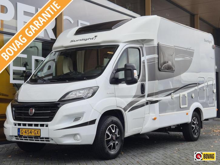Sunlight T60 Adventure met dakairco, Caravans en Kamperen, Campers, Bedrijf, Half-integraal, Sunlight, Fiat, Diesel, Handgeschakeld