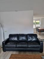 Bank 3 personen, Huis en Inrichting, Banken | Bankstellen, Ophalen, Gebruikt, Tweepersoons, Leer