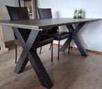 Tafel marmerlook, Huis en Inrichting, Tafels | Eettafels, Ophalen, 50 tot 100 cm, Zo goed als nieuw, 150 tot 200 cm