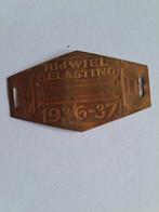 Rijwielbelastingplaatje uit 1936/1937, Verzamelen, Overige Verzamelen, Ophalen of Verzenden, Zo goed als nieuw