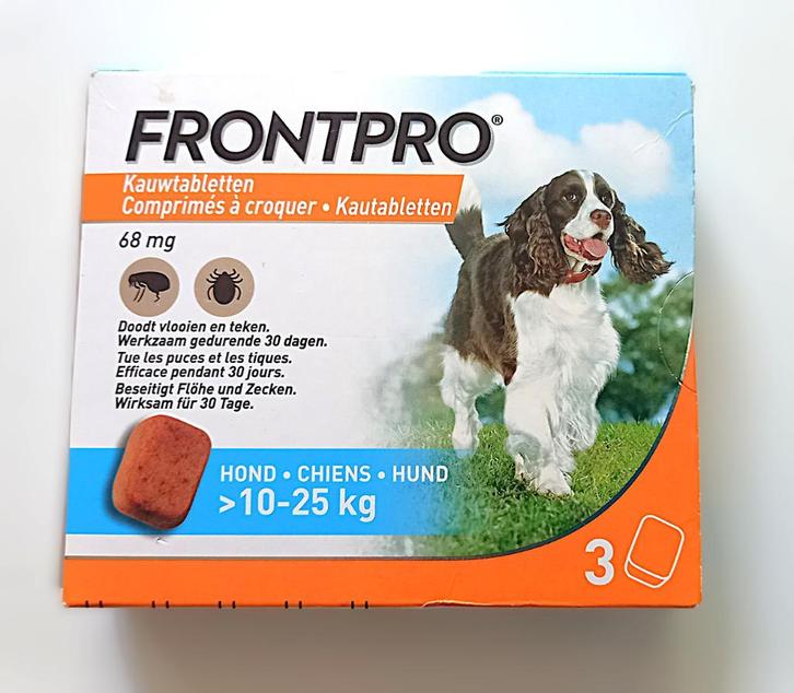 FRONTPRO Kauwtabletten L (voor honden 10-25 kg) – 3 stuks, Dieren en Toebehoren, Honden-accessoires, Ophalen of Verzenden