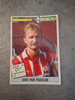 Panini sticker Voetbal 92. Adri van Tiggelen PSV Eindhoven., Verzenden, Zo goed als nieuw, Sticker