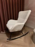 Witte Teddy Schommelstoel met Zwarte Poten babykamer, Huis en Inrichting, Ophalen, Wit, Zo goed als nieuw, Metaal