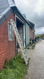 Ladder, Doe-het-zelf en Verbouw, Ladders en Trappen, Ophalen of Verzenden, Gebruikt, 4 meter of meer