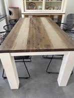 Mooie houten tafel, 50 tot 100 cm, 150 tot 200 cm, Rechthoekig, Zo goed als nieuw