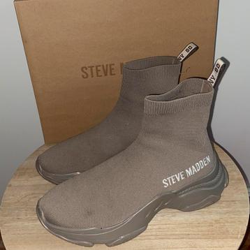 Steve Madden Master Hoge Sneakers Taupe Maat 40 beschikbaar voor biedingen