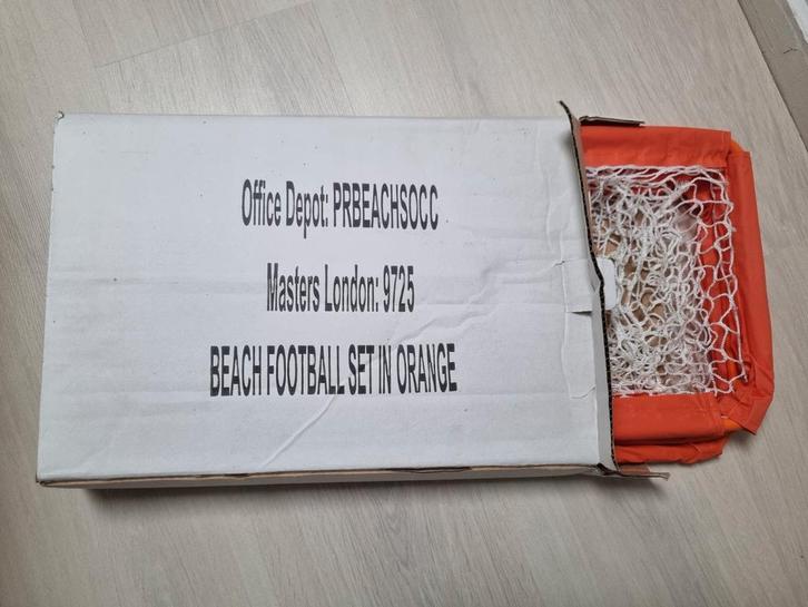 Beach Voetbal Doeltjes - Oranje Set, Sport en Fitness, Voetbal, Nieuw, Ophalen
