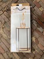 Metalen side table, nog nooit gebruikt, Huis en Inrichting, Woonaccessoires | Spiegels, Ophalen, Minder dan 50 cm, Zo goed als nieuw