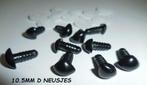 x6 Nieuw Neusjes 10.5mm, Ophalen of Verzenden, Nieuw, Breien of Haken, Overige typen